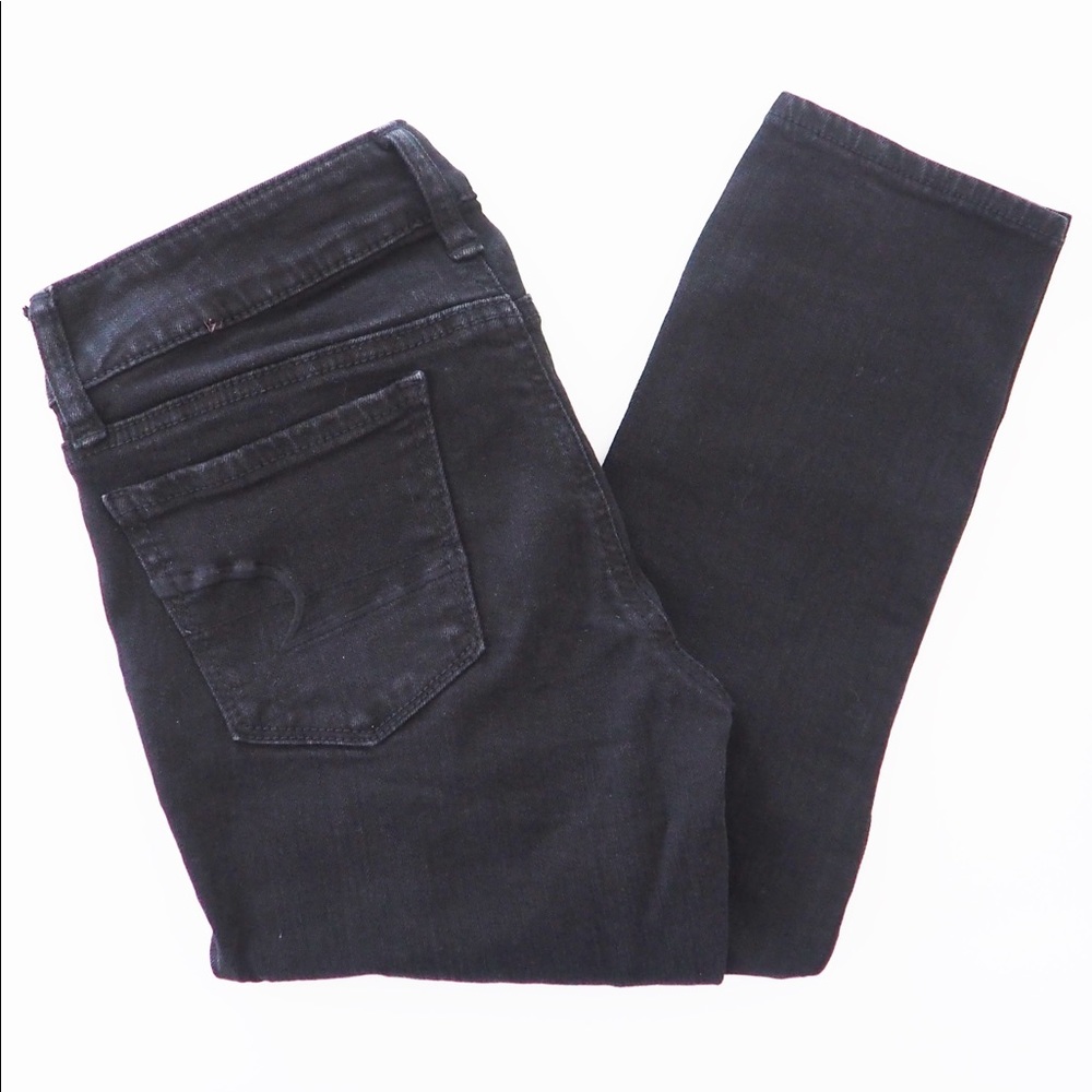 AMERICAN EAGLE Super Stretch Black Skinny Jean